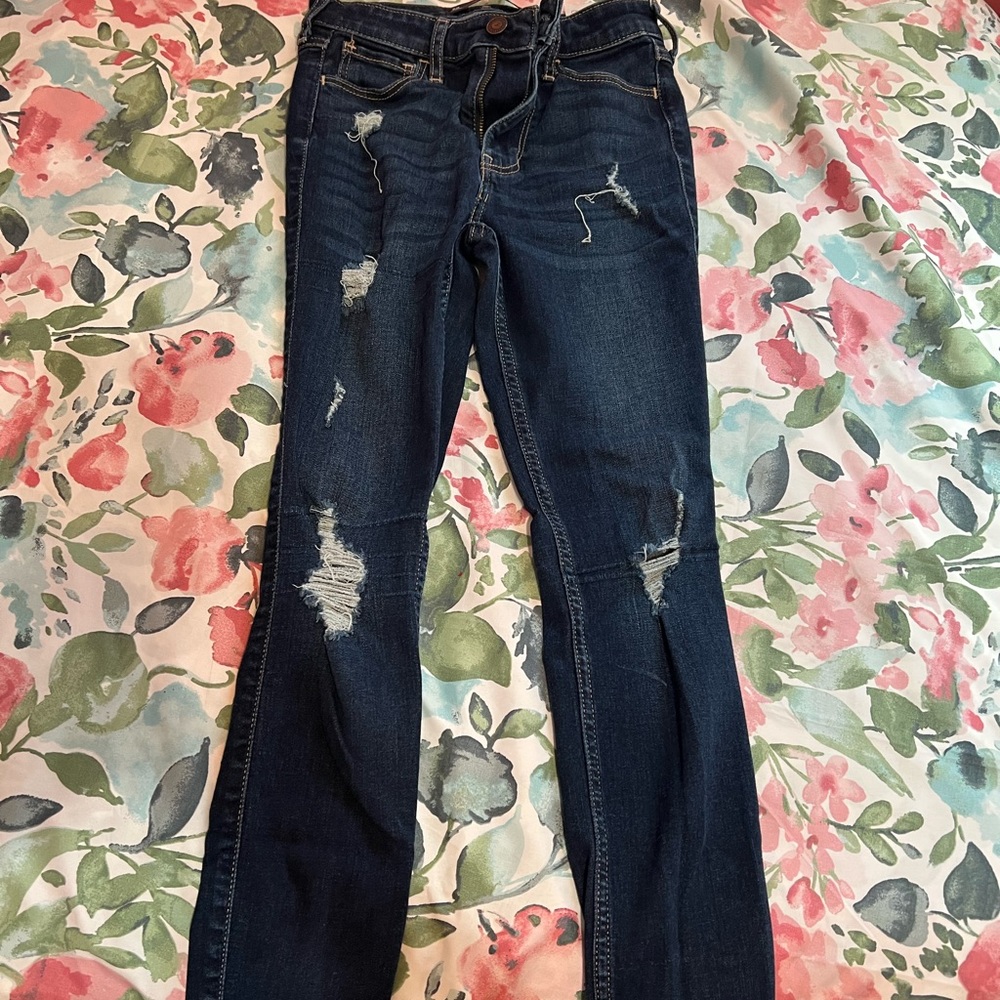 Hollister high-rise crop super skinny